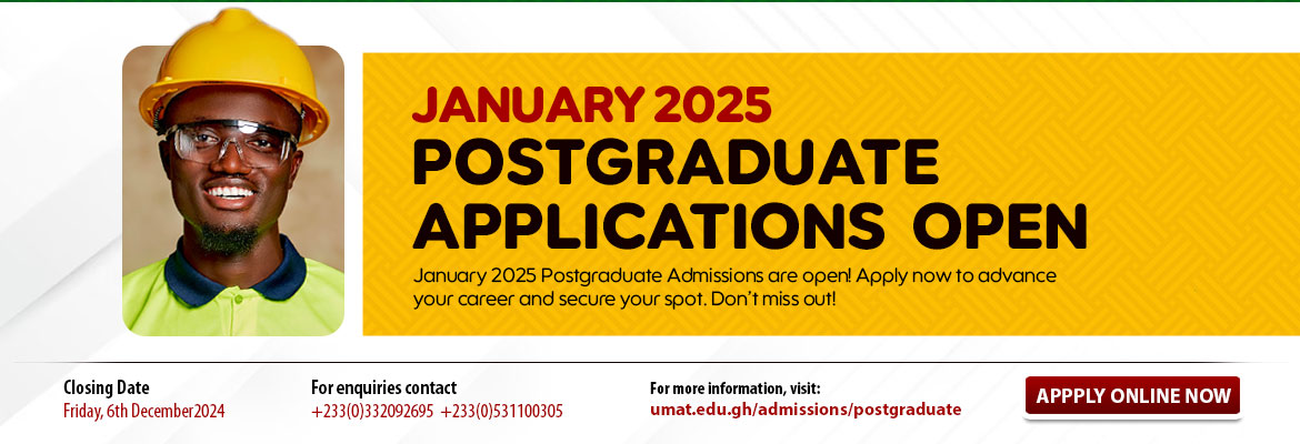 Postgraduate Admissions for January 2025 in Progress